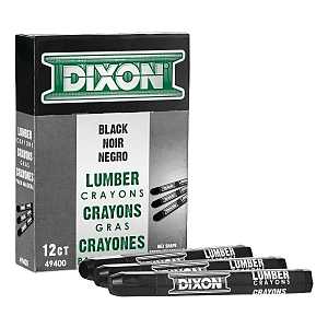 LUMBER CRAYON HEX CARBON BLACK