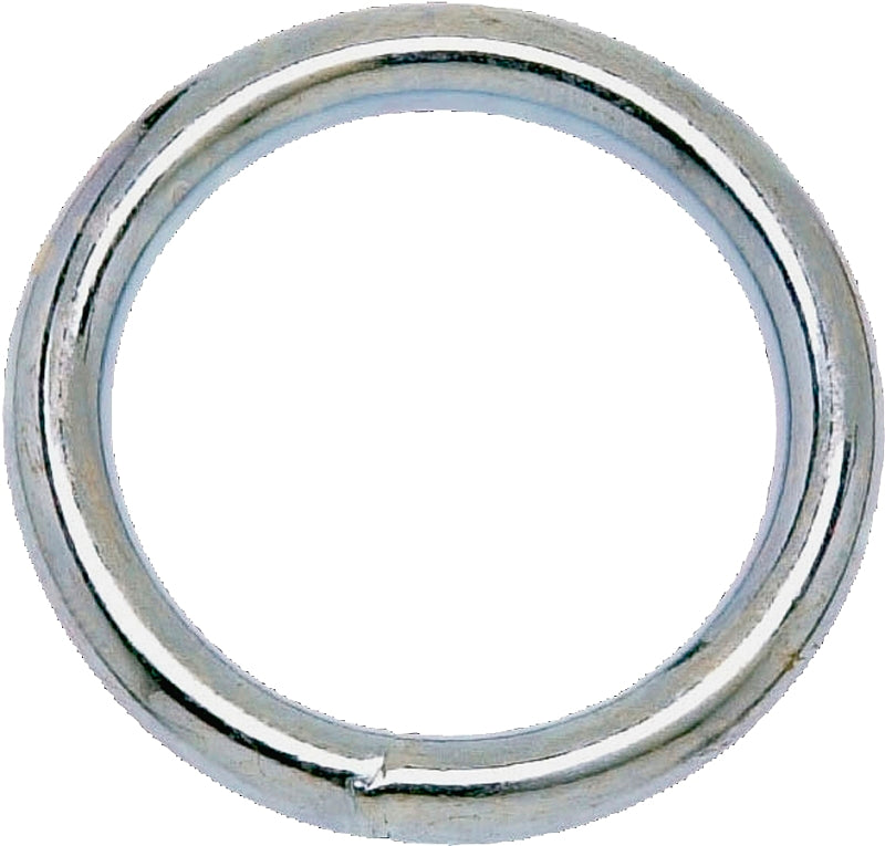 Campbell T7662114 Welded Ring, 150 lb Working Load, 1-1/8 in ID Dia Ring, #7B Chain, Solid Bronze, Polished