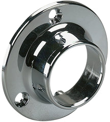 Knape & Vogt 764 CHR Closet Rod Flange, Zinc, Chrome