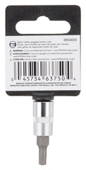 Vulcan 55050029SD Star Bit Socket, T25 Tip, Chrome