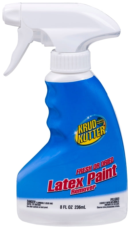 Krud Kutter 336245 Latex Paint Remover, Liquid, Solvent-Like, Clear, 8 oz