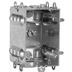Hubbell 1104LHUVP6 Device Box, 1-Gang, Metal