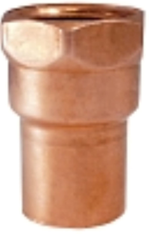 EPC 103 Series 30150 Pipe Adapter, 3/4 in, Sweat x FNPT, Copper