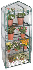 Landscapers Select GHSPS Green House, 27.5 in L, 19.25 in W, 65.5 in H, Zippered Access Door Door