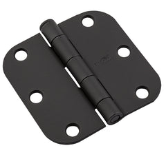 National Hardware 512 Series N830-427 Door Butt Hinge, 3 in H Frame Leaf, 0.08 ga Thick Frame Leaf, Steel, Removable Pin