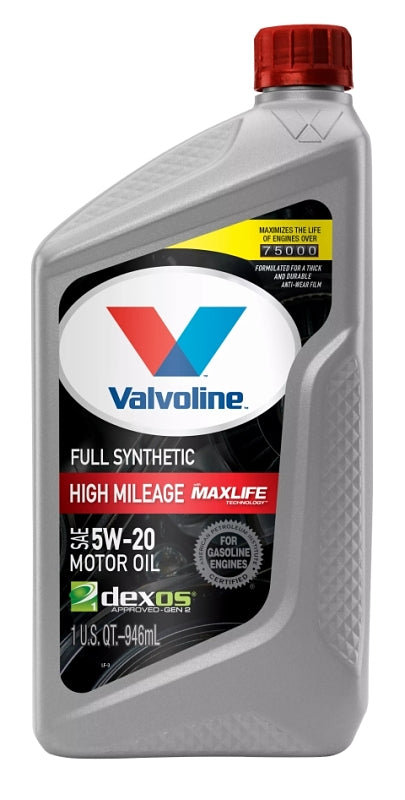 Valvoline 849644 Motor Oil, 5W-20, 1 qt, Bottle