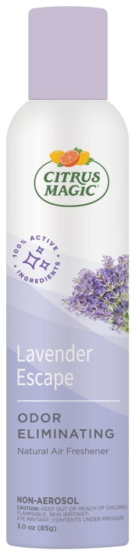 Citrus Magic 612172868 Odor Eliminating Air Freshener, 3.5 oz, Lavender Escape