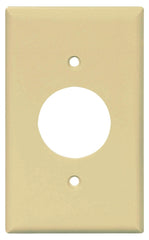 Eaton Wiring Devices PJ7LA Outlet Wallplate, 4.88 in L, 3.13 in W, Mid, 1 -Gang, Polycarbonate, Light Almond