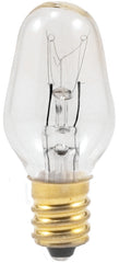 Sylvania 13543 Incandescent Lamp, 7 W, Candelabra E12 Lamp Base, 2850 K Color Temp, 3000 hr Average Life