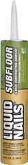Liquid Nails LN-902 Construction Adhesive, White, 10 oz Cartridge