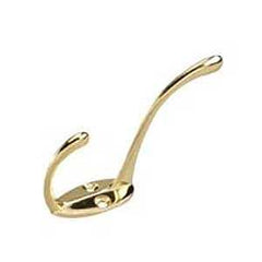 226BV BRASS COAT HOOK 5IN