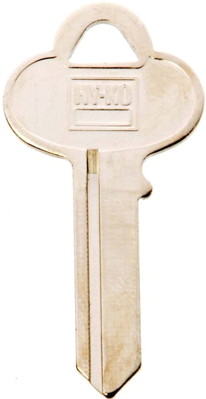 Hy-Ko 11010CO3 Key Blank, Brass, Nickel, For: Corbin Russwin Cabinet, House Locks and Padlocks