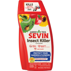 Sevin 100530123 Insect Killer, Liquid, Spray Application, 32 oz Bottle