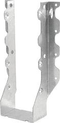 MiTek JUS210-2 Slant Joist Hanger, 9-1/8 in H, 2 in D, 3-1/8 in W, 2 in L x 10 to 14 in H, Steel, Galvanized