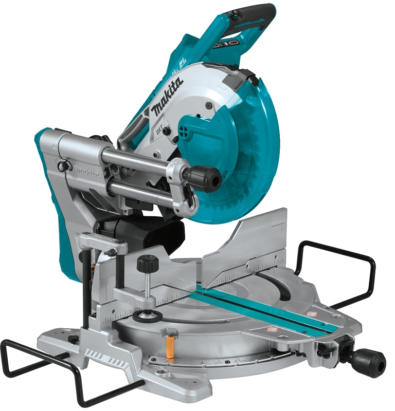 Makita LXT XSL06Z Miter Saw with Laser, Battery, 10 in Dia Blade, 4400 rpm Speed, 0 to 60 deg Max Miter Angle