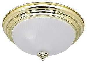 Canarm IFM211BPT Ceiling Light Fixture, 2-Lamp, Steel Fixture, Brushed Pewter Fixture