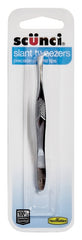 Lil' DRUG STORE 7-92554-11404-2 Slant Tweezer, Ground Tip, Stainless Steel