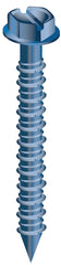 Cobra Anchors 682J Screw, 1/4 in Thread, 2-1/4 in L, Hex, Socket Drive, Steel, Fluorocarbon-Coated, 25 PK