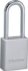 Master Lock 570DLHPF Padlock, Keyed Alike Key, 9/32 in Dia Shackle, 2 in H Shackle, Steel Shackle, Aluminum Body