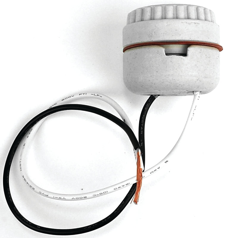 Jandorf 60577 Lamp Socket, 250 V, 660 W, Porcelain Housing Material, White