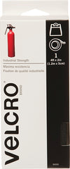 VELCRO Brand 90593 Fastener, 2 in W, 4 ft L, Nylon, Black