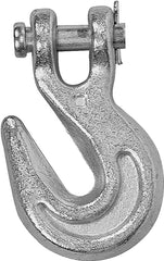 Campbell T9503515 Clevis Grab Hook, 3/8 in, 6600 lb Working Load, 70 Grade, Steel, Yellow Chrome