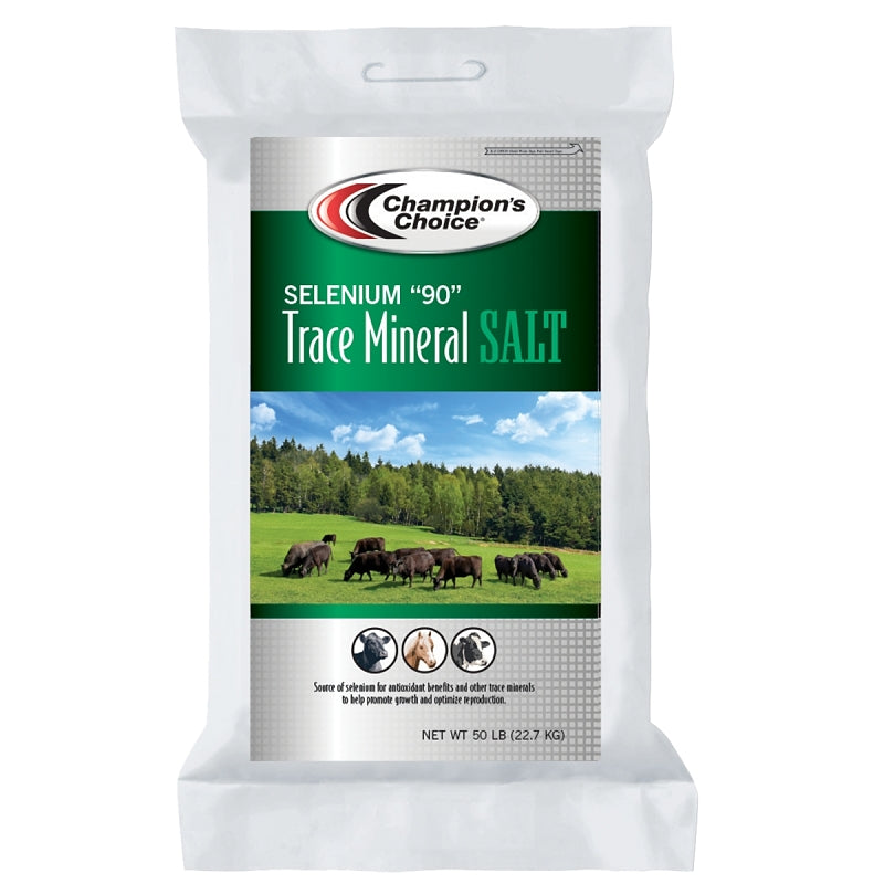 Champion's Choice Selenium 90 100012574 Trace Mineral Salt, 50 lb Bag