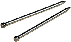 Hillman 122500 Wire Brad, 1/2 in L, Steel, Bright, Brad Head, Thin Shank, 2 oz