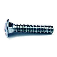 Reliable CBHDG1210B Carriage Bolt, 1/2-13 Thread, Coarse Thread, 10 in OAL, Galvanized Steel, A Grade