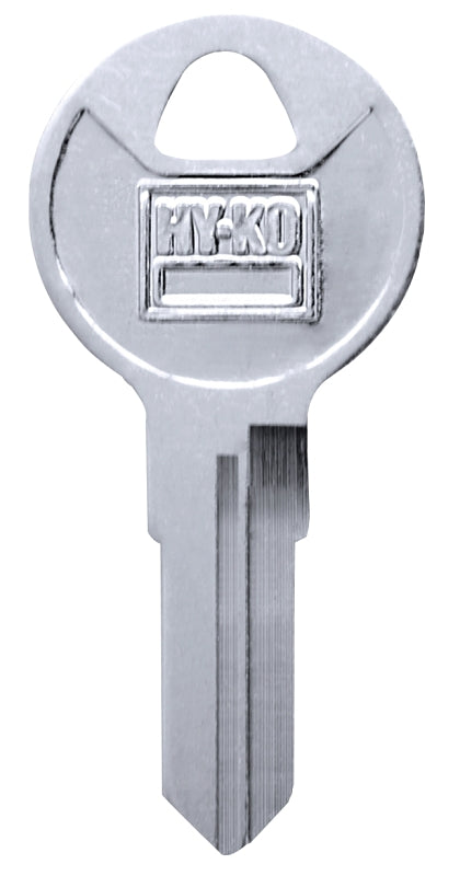 Hy-Ko 11010BAU3 Key Blank, Brass, Nickel-Plated, For: Bauer BAU3 Locks