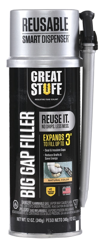 Great Stuff 99108860 Insulating Foam Sealant, Yellow, 12 oz