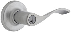 Weiser Elements Belmont Series 9GLC5350-035 Entry Lever, Levers Lock, Satin Chrome, Residential, Universal Hand, 3 Grade
