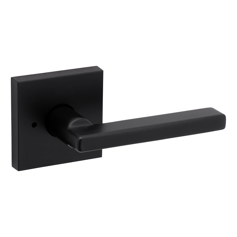Weiser Halifax Series 9GLA3310-064 Privacy Lever, Levers Lock, Matte Black, Residential, Universal Hand, 2 Grade