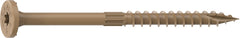 Camo 0355174 Framing Screw, 0.16 in Thread, 3 in L, Flat Head, Star Drive, Slash Point, PROTECH Ultra 4 Coated, 150
