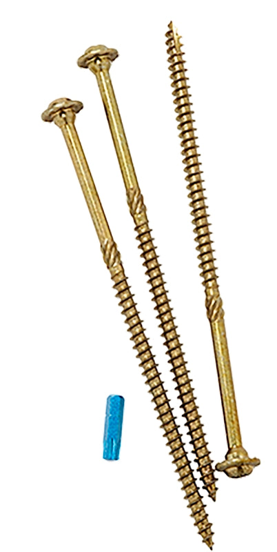 GRK Fasteners RSS 10273 Structural Screw, 3/8 in Thread, 3-1/8 in L, W-Cut Thread, Washer Head, Recessed Star Drive