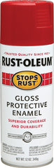Stops Rust 7763830 Rust Preventative Spray Paint, Gloss, Carnival Red, 12 oz, Can