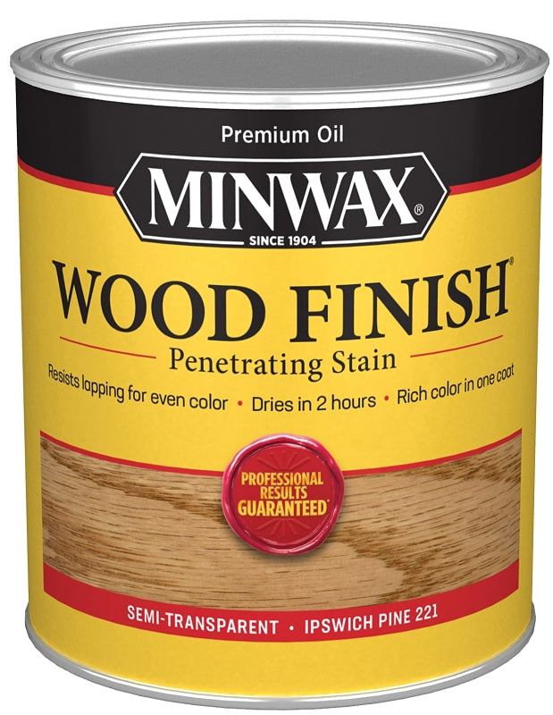 Minwax Wood Finish 70004444 Wood Stain, Ipswich Pine, Liquid, 1 qt, Can