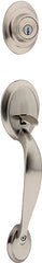 Kwikset 687 DA15LIP Handleset, Satin Nickel, 3 Grade, Metal
