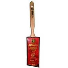 NOUR AquaGlide 1851-75N Angular Paint Brush, 3 in W, Nylon Bristle, Sash Handle