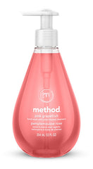 method 39 Gel Hand Wash, Gel, Pink, Pink Grapefruit, 12 oz Bottle