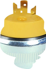 Arrow Hart 2364-BOX Locking Plug, 2 -Pole, 20 A, 250 V, NEMA: NEMA L6-20, Yellow