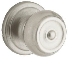 Weiser Phoenix Series 9GA1010-011 Passage Door Knob, 2-3/16 in Dia Knob, Satin Nickel