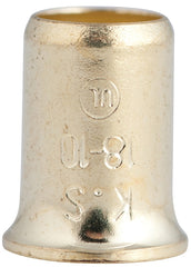 GB 10-410C Crimp Connector, 10 to 18 AWG Wire, Steel Contact, Silver