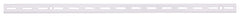 ProSource 25212PHL Shelf Standard, 2 mm Thick Material, 5/8 in W, 36 in H, Steel, White