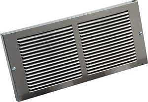 Imperial RG2042 Baseboard Return Air Grille, 14 in L, 6 in W, Rectangle, Steel, Pewter