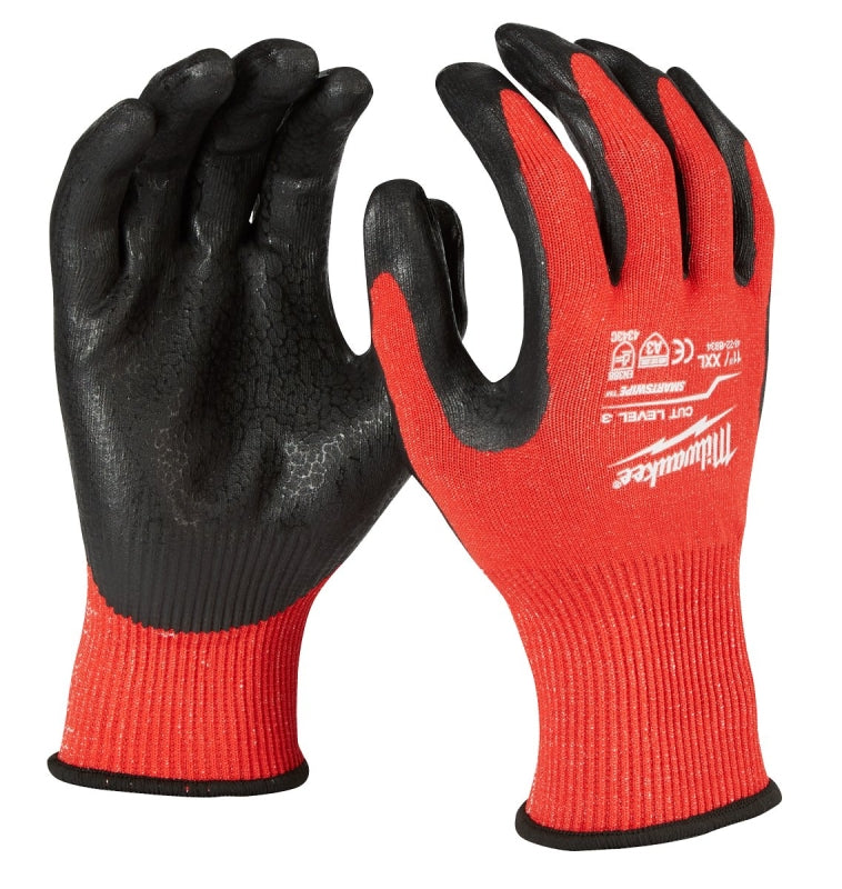 48-73-8633 GLOVES NITR RED XL