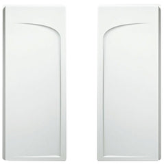 Sterling Ensemble 72175100-0 Shower End Wall Set, 71-1/4 in L, 30 in W, Vikrell, High-Gloss, Alcove Installation, White