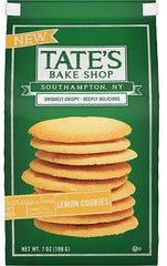 Tate's Bake Shop 1003679 Cookies, Lemon, 7 oz, Bag