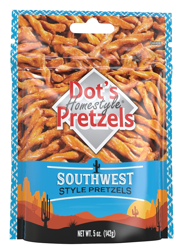 Dot's Homestyle Pretzels 7399959 Pretzels, Southwest Seasoned Flavor Bag
