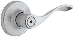 Weiser Elements Belmont Series 9GLC3310-018 Privacy Lever, Levers Lock, Satin Chrome, Residential, Universal Hand